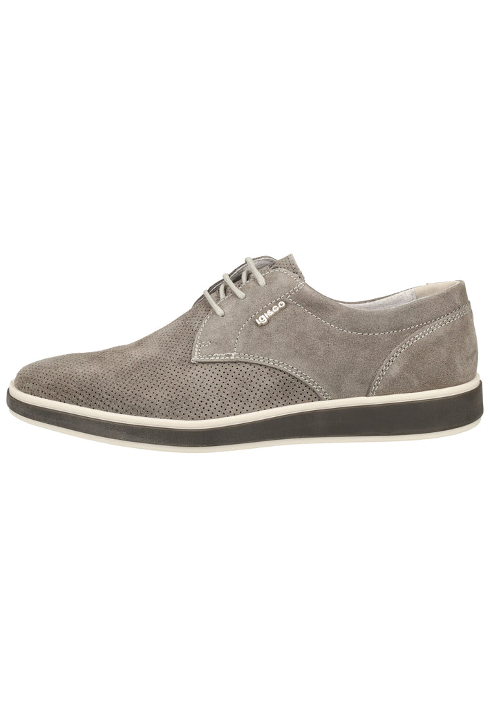 IGI&CO Halbschuhe Veloursleder Grau - surf4shoes