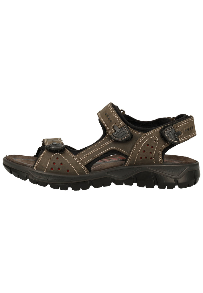IGI&CO Sandalen Nubukleder/Textil Grau - surf4shoes