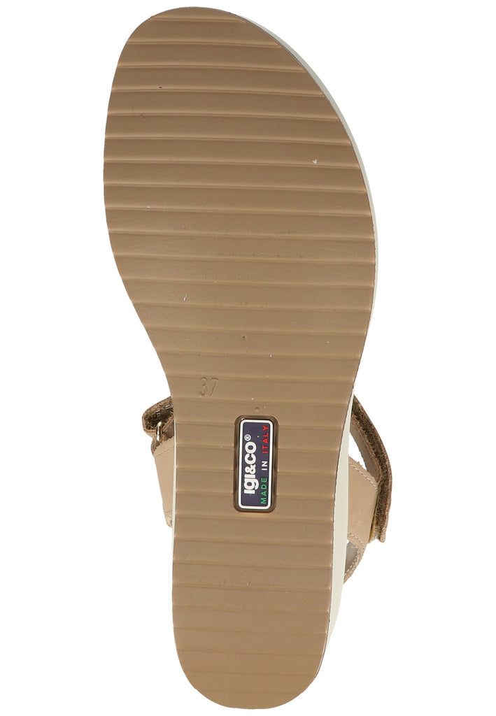 IGI&CO Sandalen Lederimitat Platin - surf4shoes