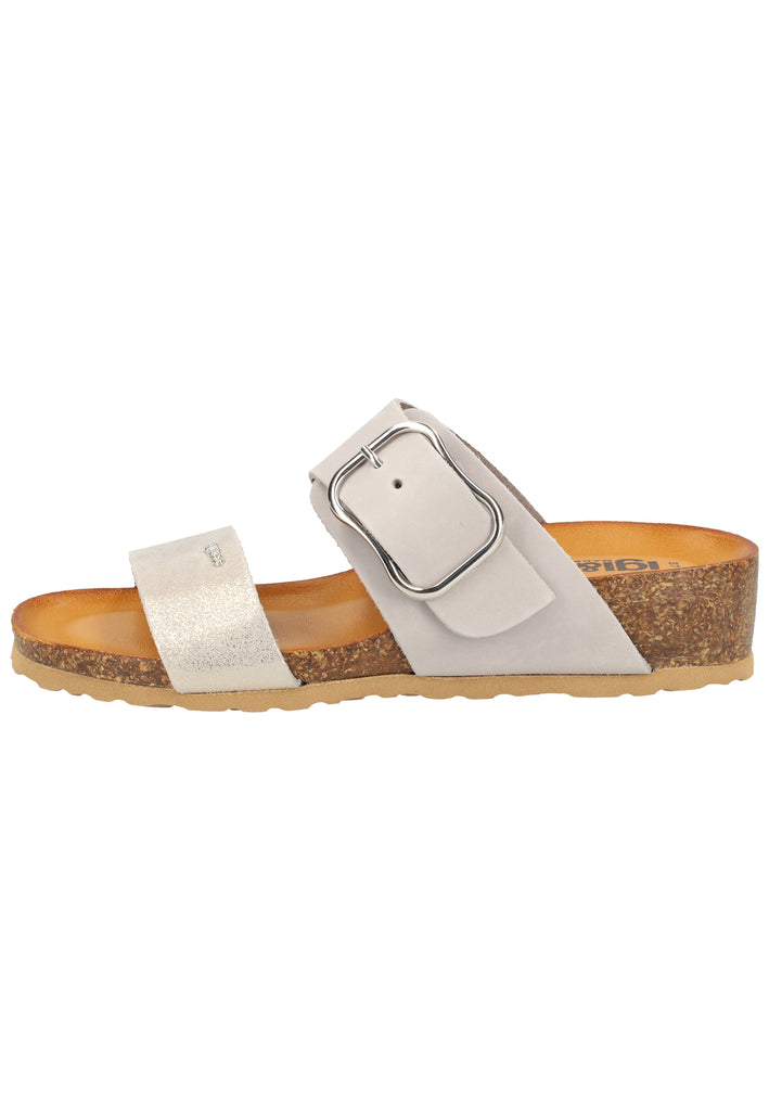 IGI&CO Pantoletten Nubukleder Grau - surf4shoes