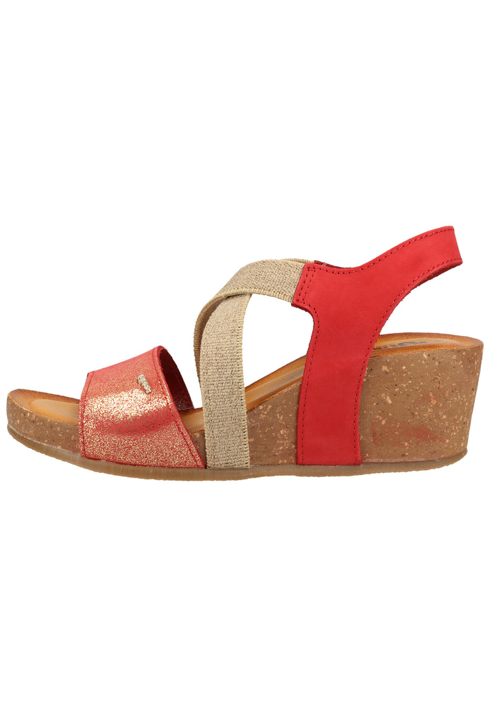 IGI&CO Sandalen Nubukleder/Textil Rot - surf4shoes