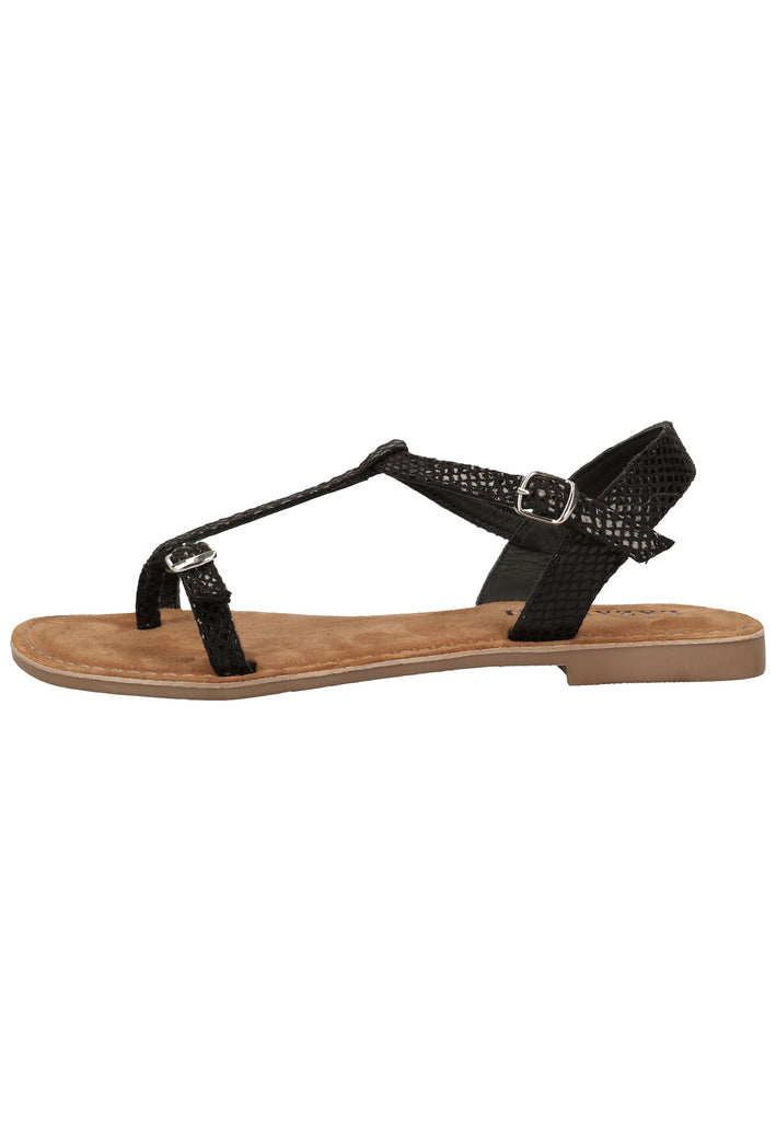Lazamani Sandalen Leder Schwarz - surf4shoes