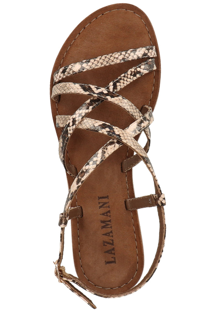 Lazamani Sandalen Leder Braun - surf4shoes