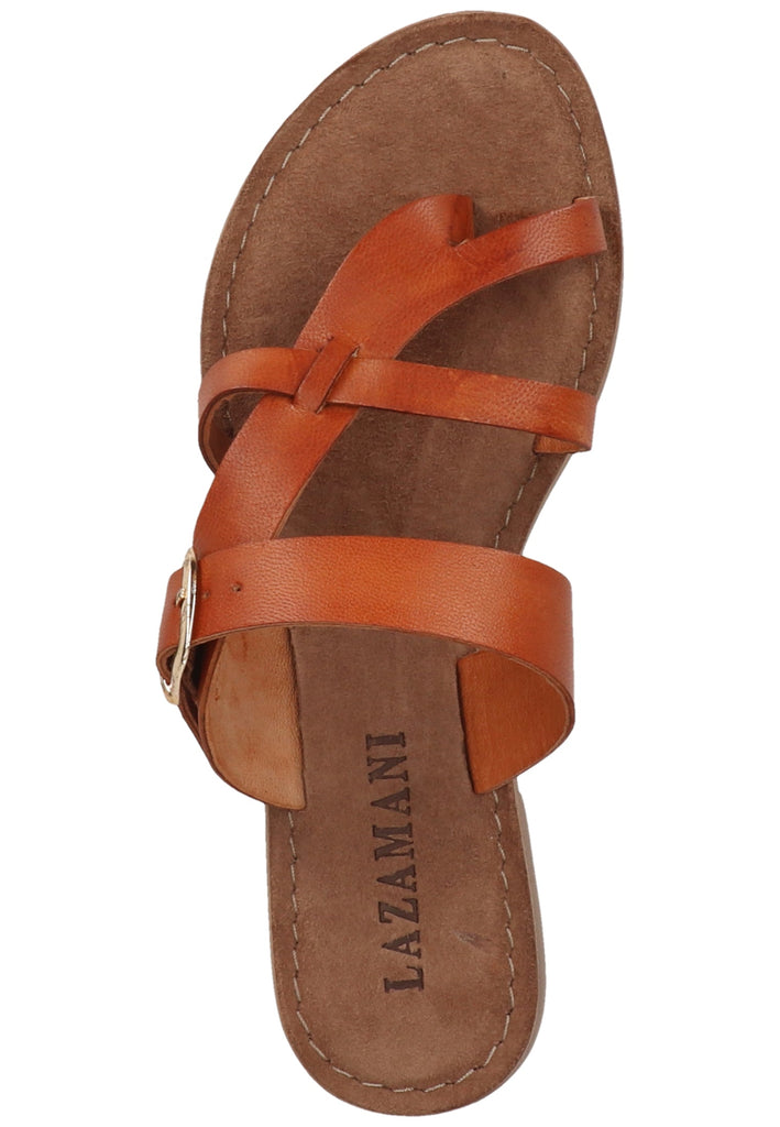 Lazamani Sandalen Leder Tan - surf4shoes