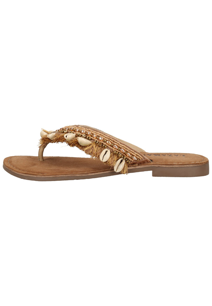 Lazamani Sandalen Textil Beige - surf4shoes