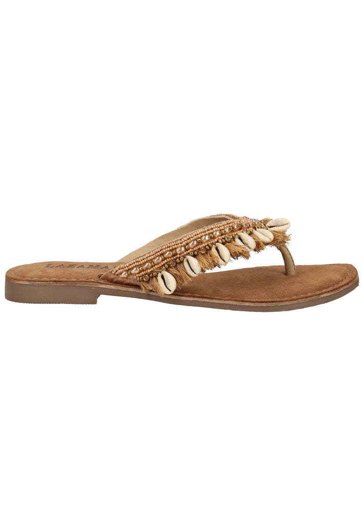 Lazamani Sandalen Textil Beige - surf4shoes