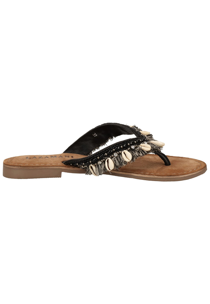 Lazamani Sandalen Textil Schwarz - surf4shoes