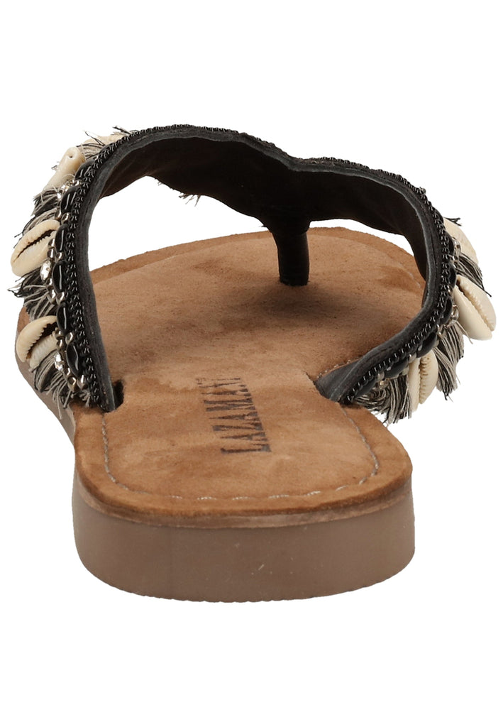 Lazamani Sandalen Textil Schwarz - surf4shoes