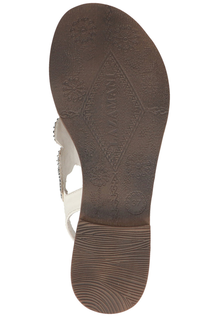 Lazamani Sandalen Leder/Textil White - surf4shoes