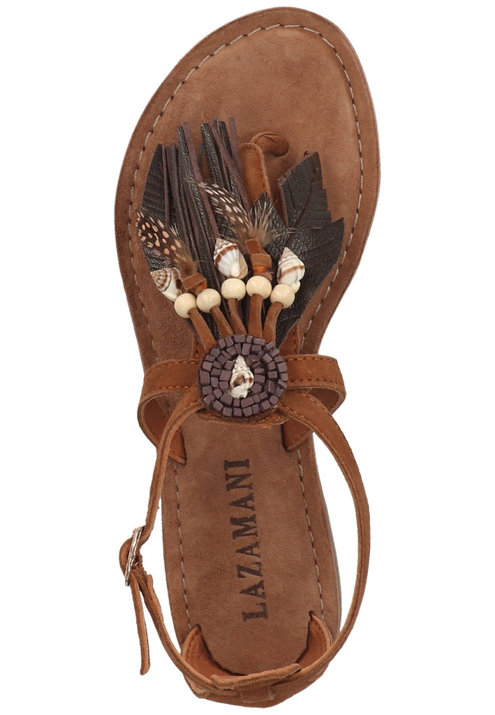 Lazamani Sandalen Leder Tan - surf4shoes
