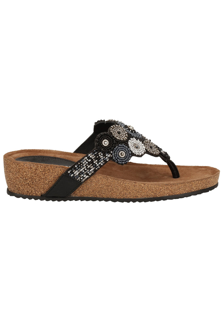 Lazamani Sandalen Leder Schwarz - surf4shoes