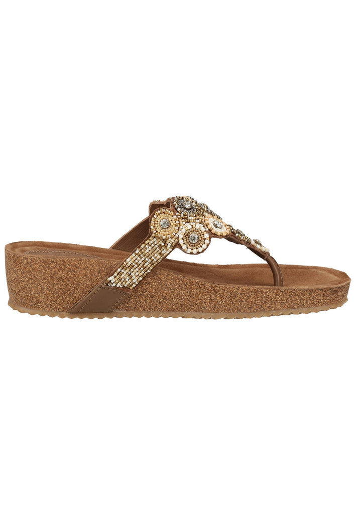 Lazamani Sandalen Leder Taupe - surf4shoes