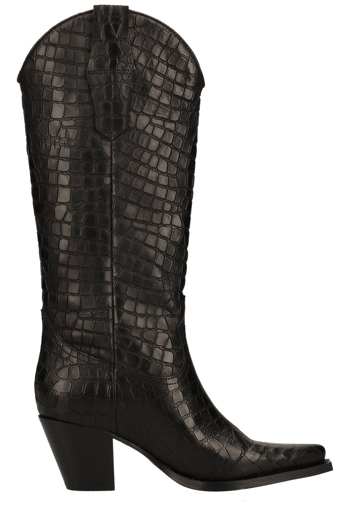 Lazamani Stiefel Leder Schwarz - surf4shoes