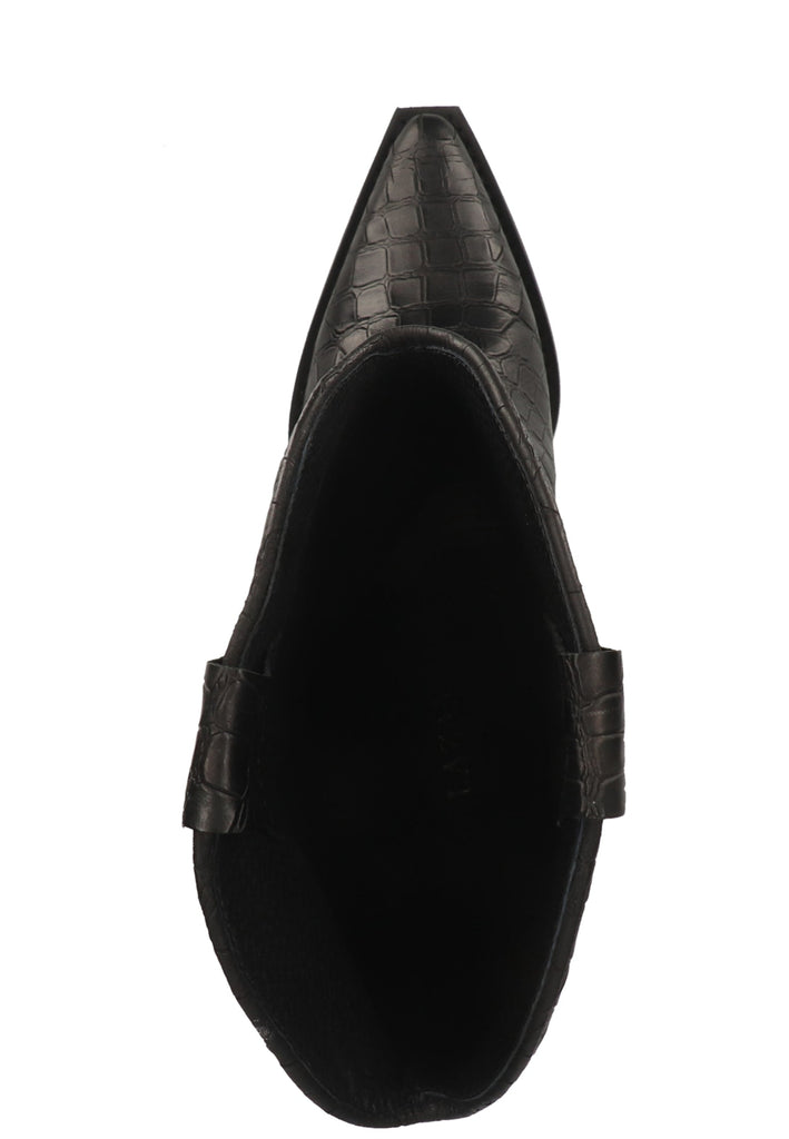 Lazamani Stiefel Leder Schwarz - surf4shoes