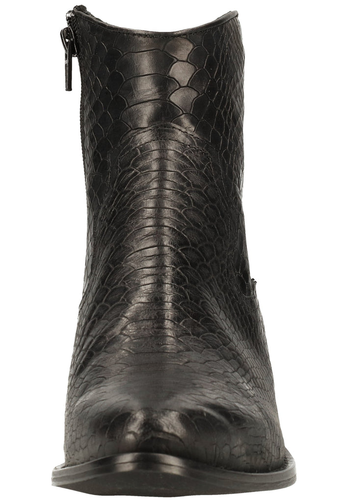 Lazamani Stiefelette Leder Schwarz - surf4shoes