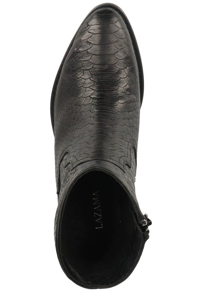 Lazamani Stiefelette Leder Schwarz - surf4shoes
