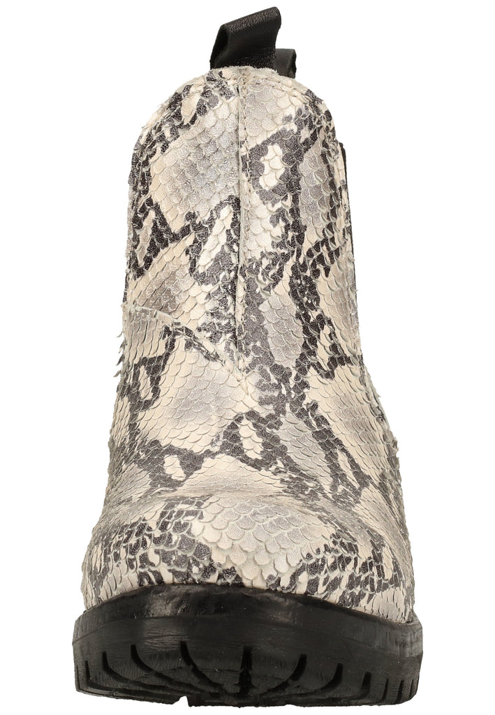 Lazamani Stiefelette Leder/Textil Grau/Weiß - surf4shoes