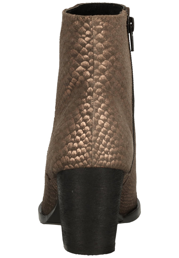 Lazamani Stiefelette Leder Gold/Schwarz - surf4shoes