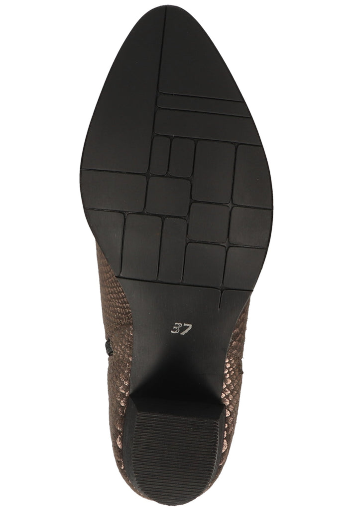 Lazamani Stiefelette Leder Gold/Schwarz - surf4shoes