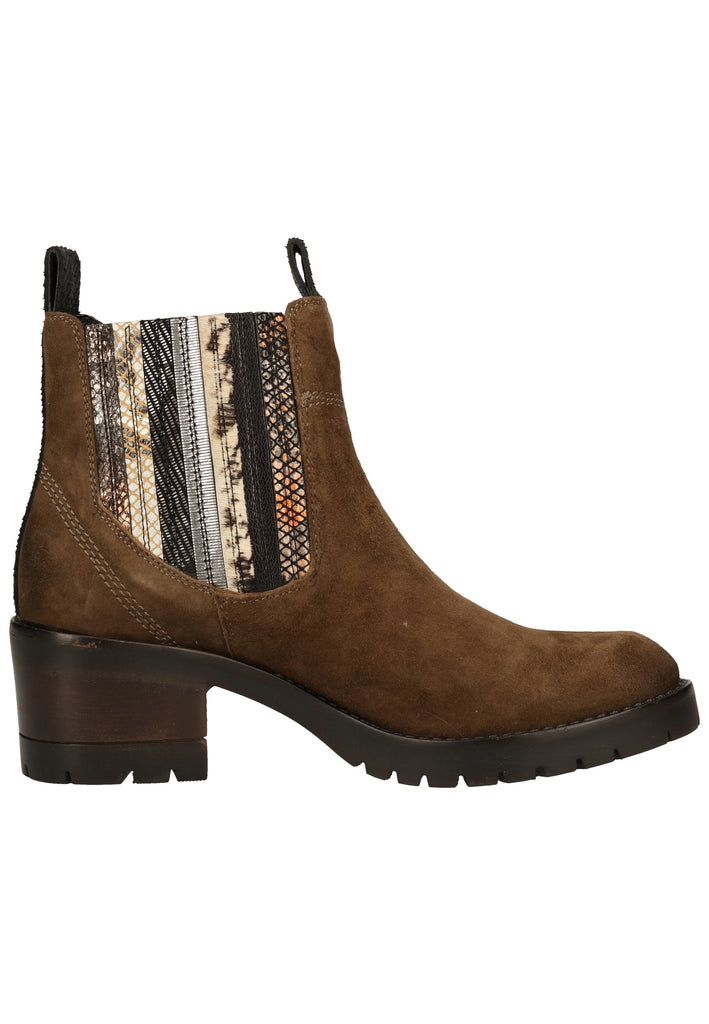 Lazamani Stiefelette Veloursleder Khaki - surf4shoes