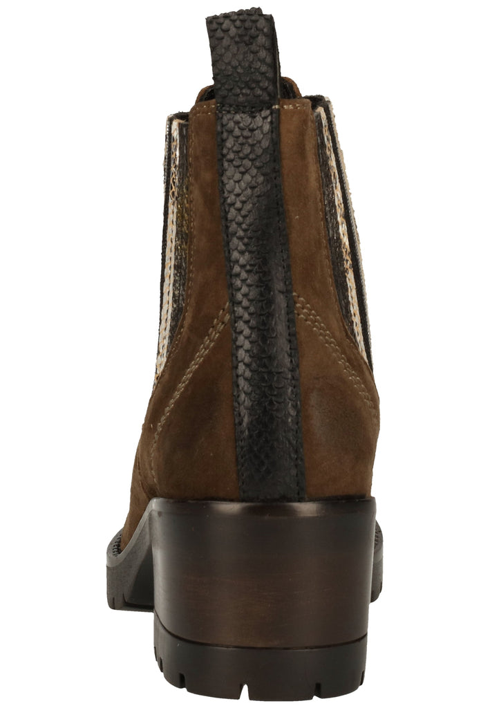 Lazamani Stiefelette Veloursleder Khaki - surf4shoes