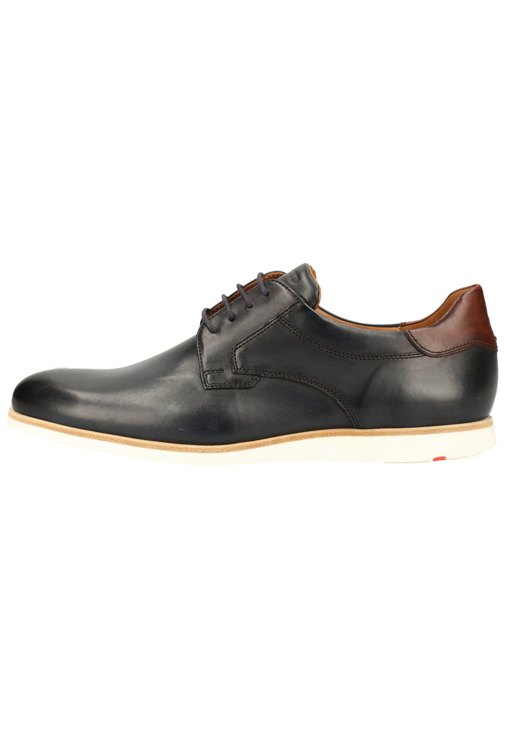 Lloyd Halbschuhe Glattleder Dunkelblau - surf4shoes