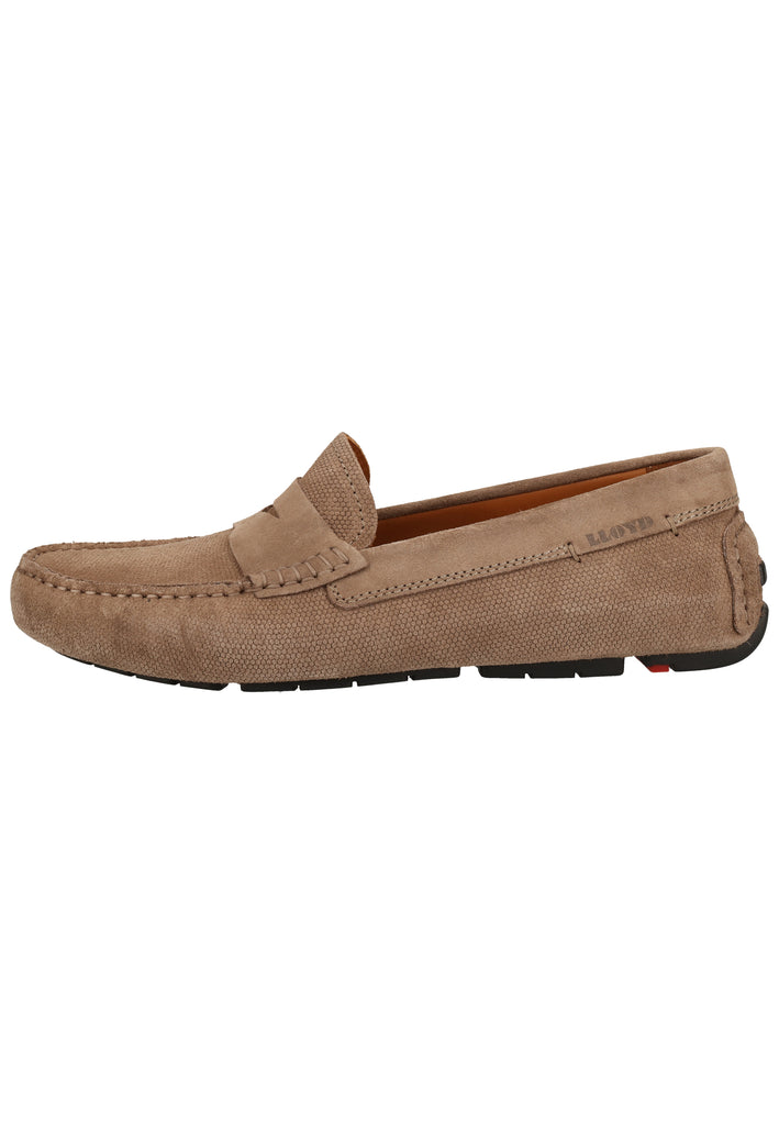 Lloyd Mokassin Veloursleder Taupe - surf4shoes