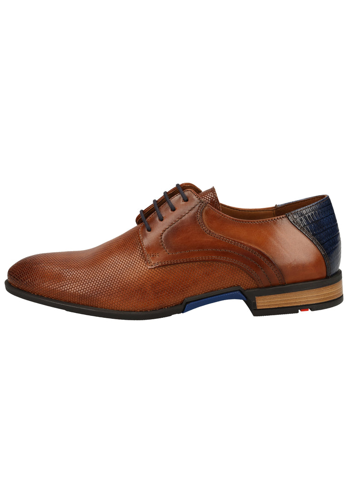 Lloyd Businessschuhe Leder Cognac/Navy - surf4shoes