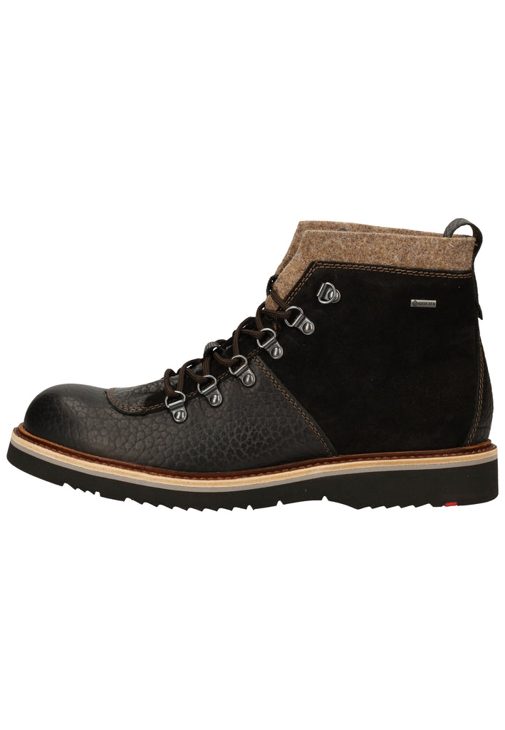 Lloyd Stiefelette Leder Schwarz/Braun - surf4shoes