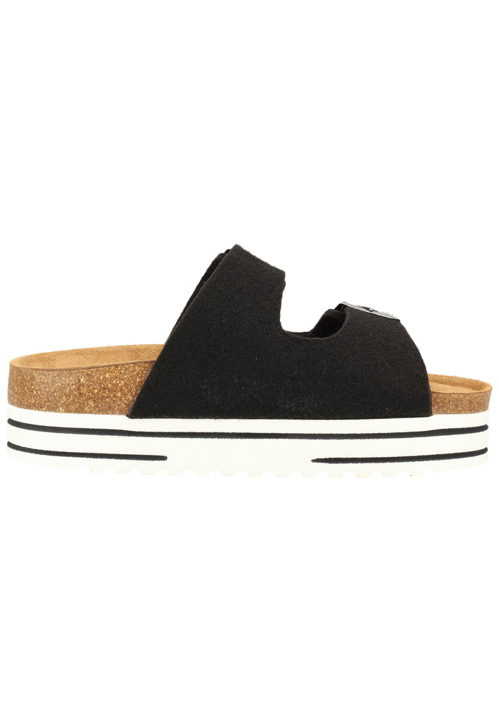 Shepherd Hausschuhe Wolle Schwarz - surf4shoes