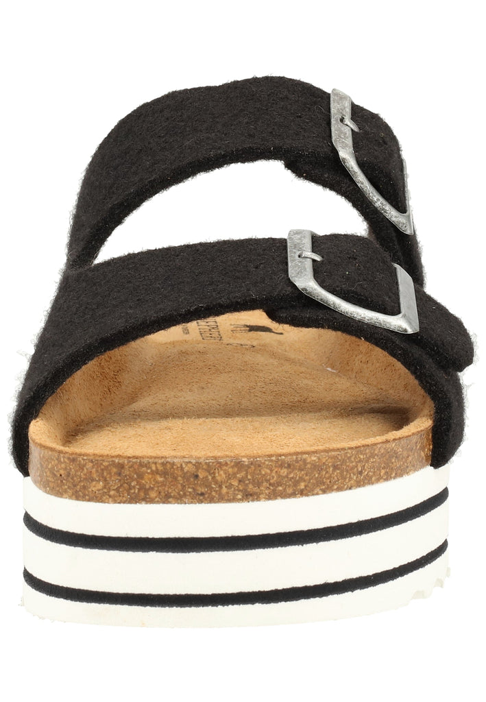 Shepherd Hausschuhe Wolle Schwarz - surf4shoes