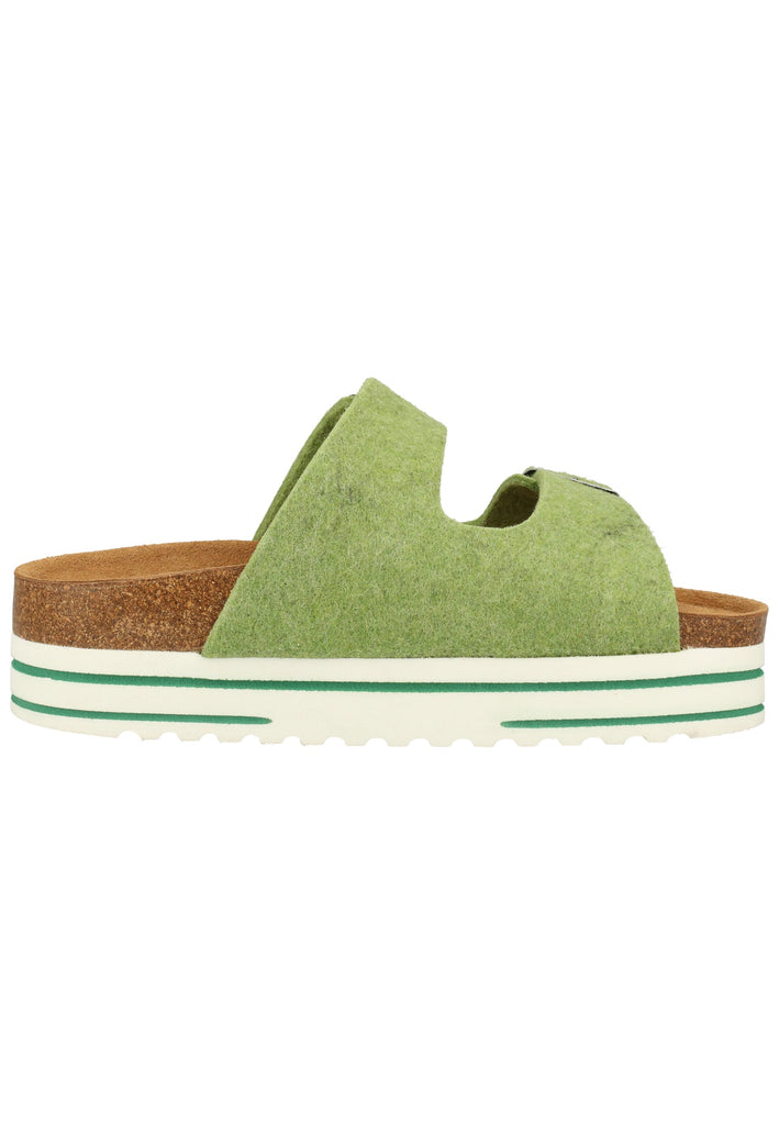 Shepherd Hausschuhe Wolle Lime - surf4shoes