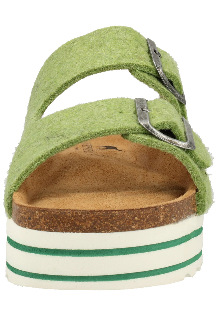 Shepherd Hausschuhe Wolle Lime - surf4shoes