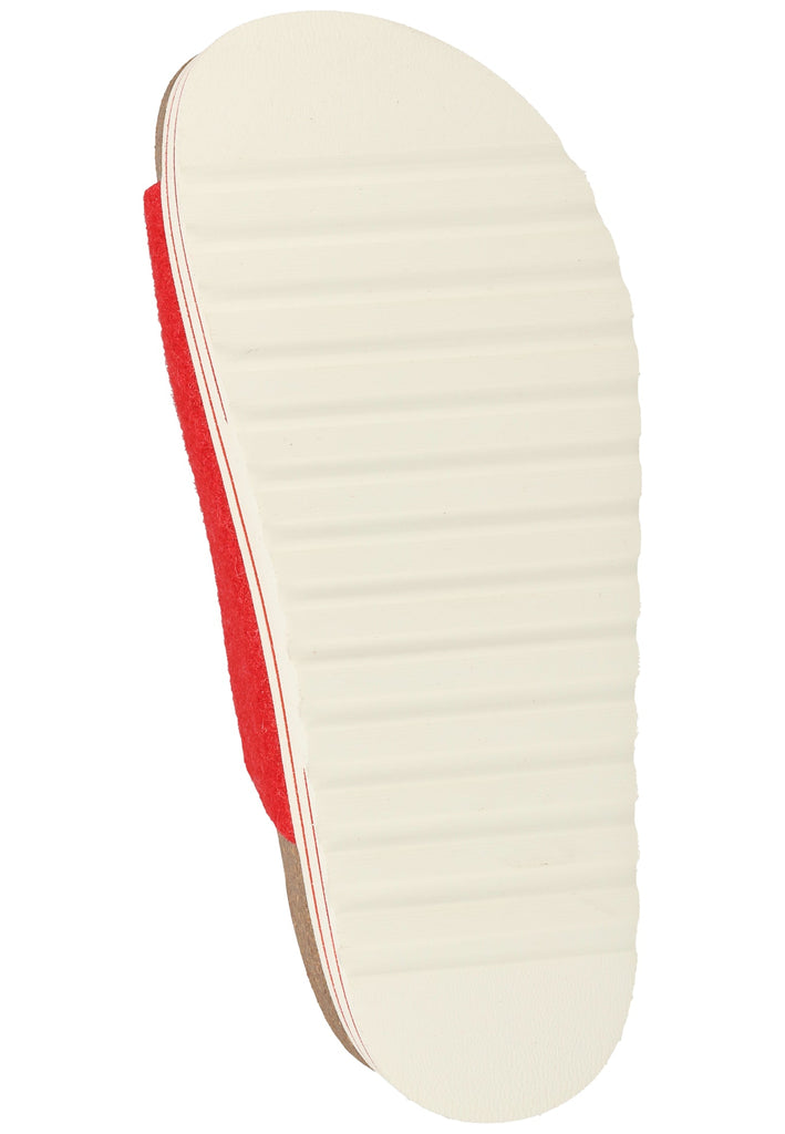 Shepherd Hausschuhe Wolle Rot - surf4shoes