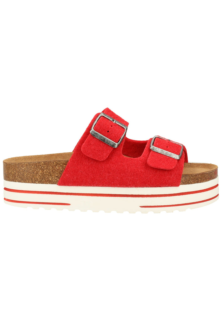 Shepherd Hausschuhe Wolle Rot - surf4shoes
