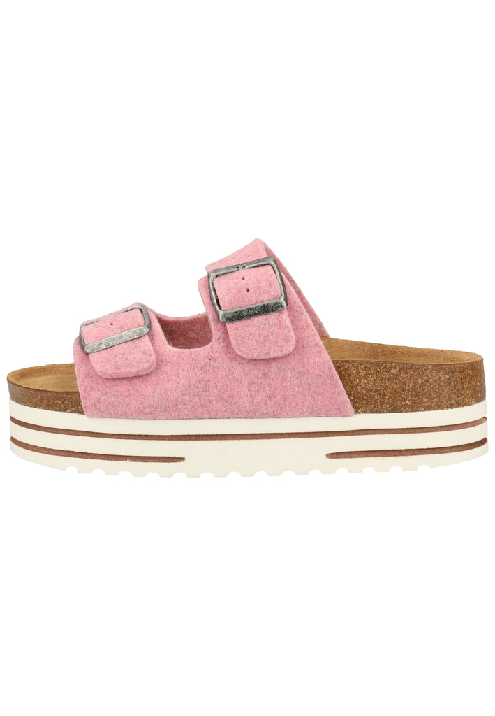 Shepherd Hausschuhe Wolle Pink - surf4shoes