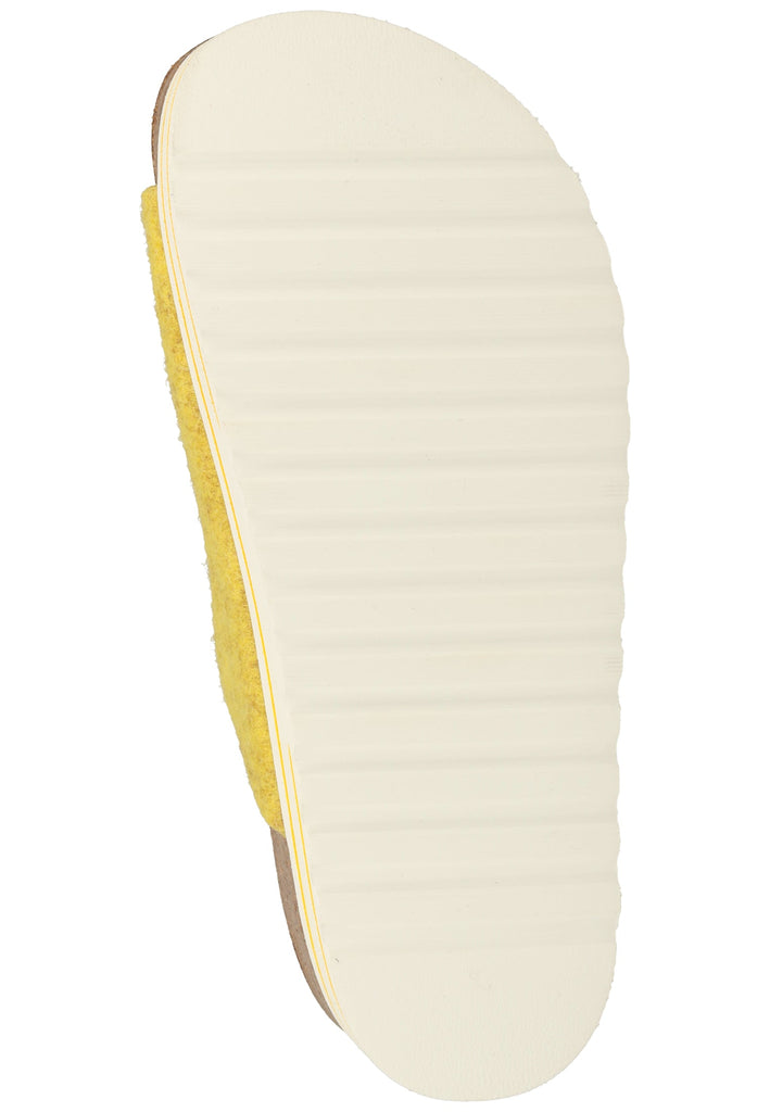 Shepherd Hausschuhe Wolle Gelb - surf4shoes