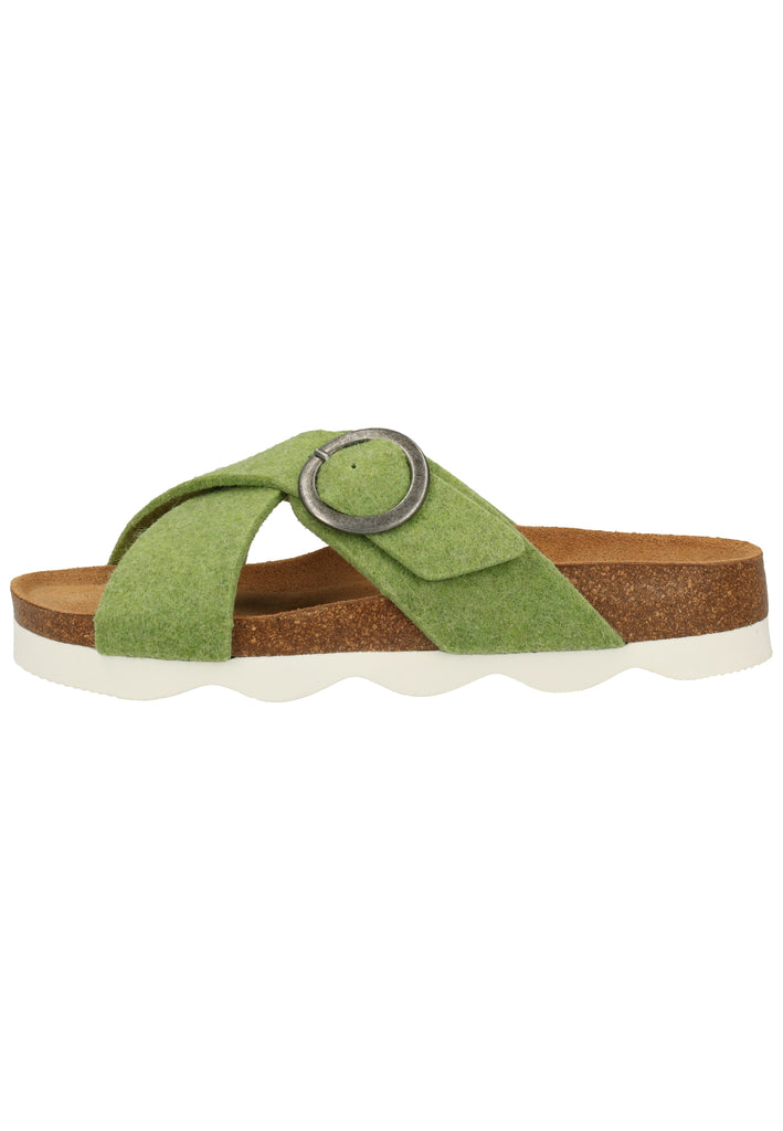 Shepherd Hausschuhe Wolle Lime - surf4shoes