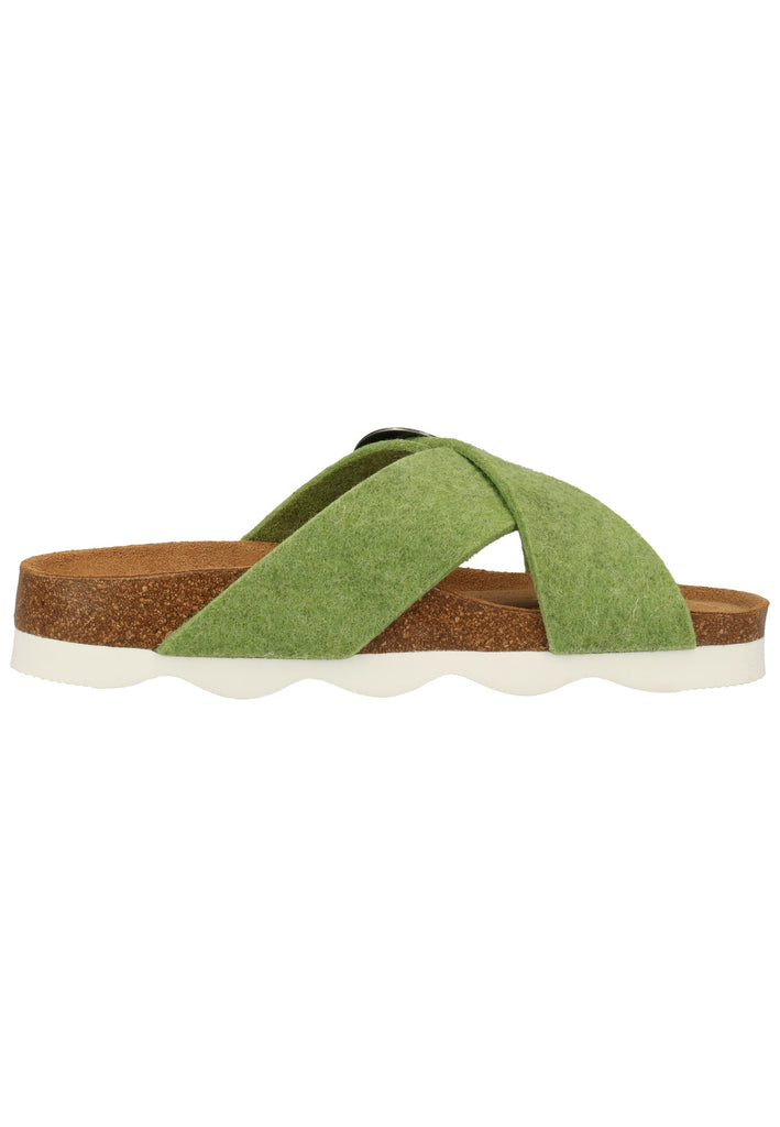 Shepherd Hausschuhe Wolle Lime - surf4shoes