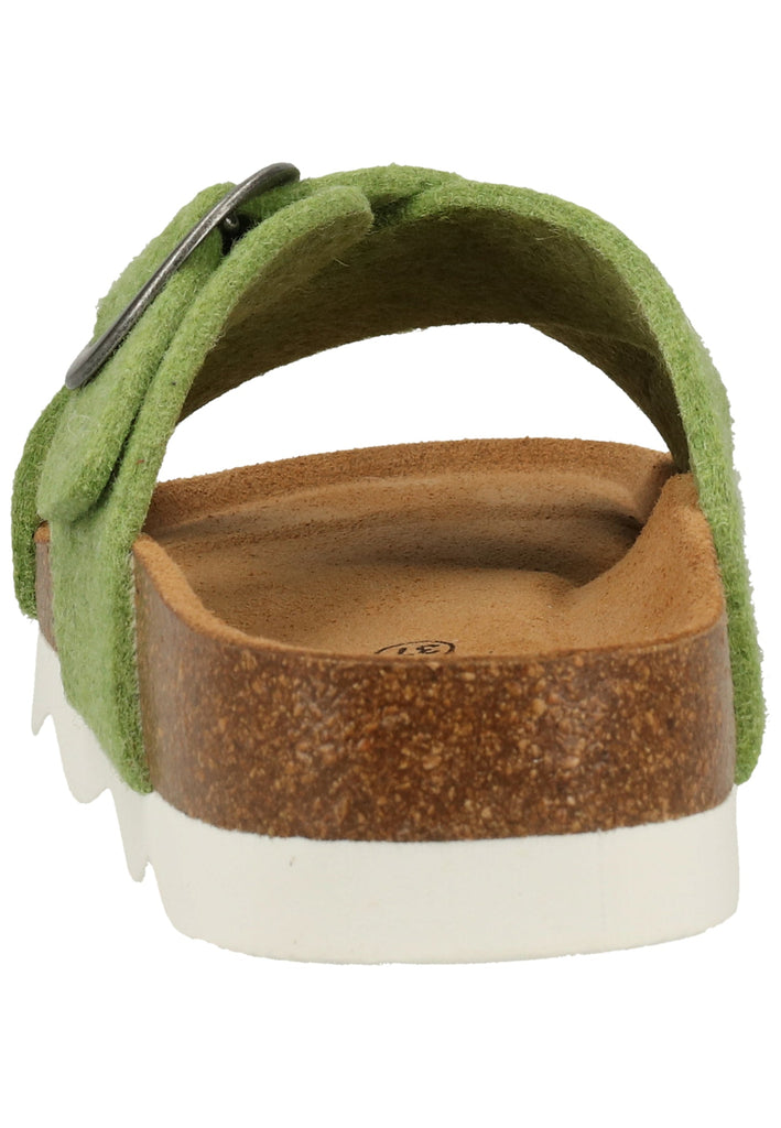 Shepherd Hausschuhe Wolle Lime - surf4shoes