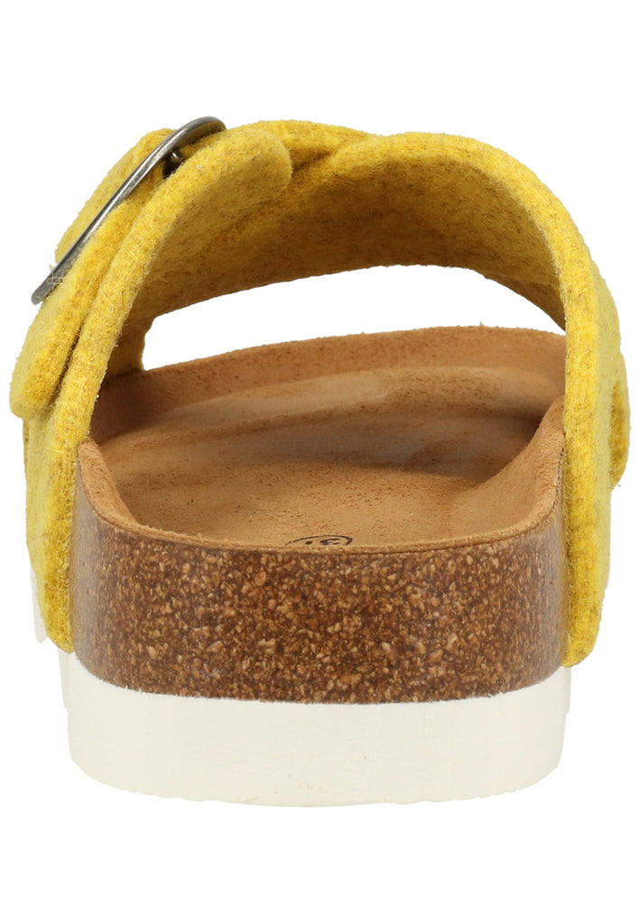 Shepherd Hausschuhe Wolle Gelb - surf4shoes