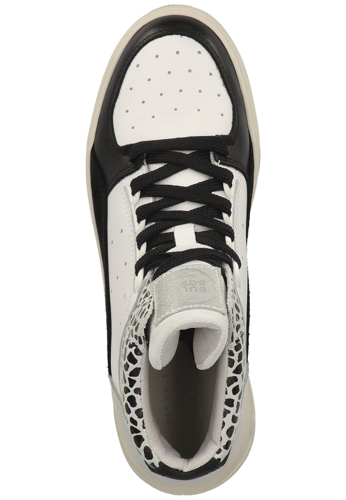 Bullboxer Sneaker Leder Weiß/Schwarz - surf4shoes