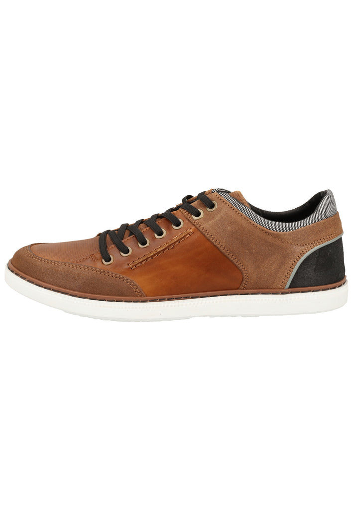 Bullboxer Sneaker Leder/Textil Cognac - surf4shoes