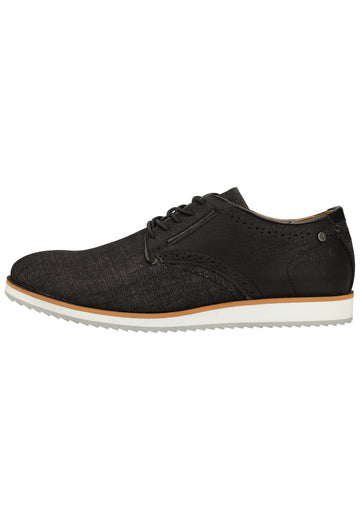 Bullboxer Halbschuhe Leder/Textil Schwarz - surf4shoes