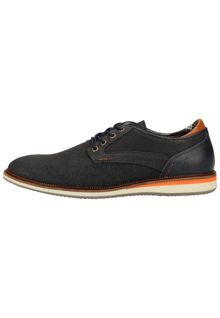 Bullboxer Halbschuhe Leder/Textil Navy - surf4shoes