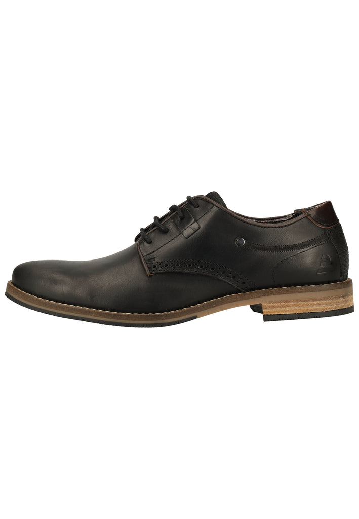 Bullboxer Businessschuhe Leder Schwarz - surf4shoes