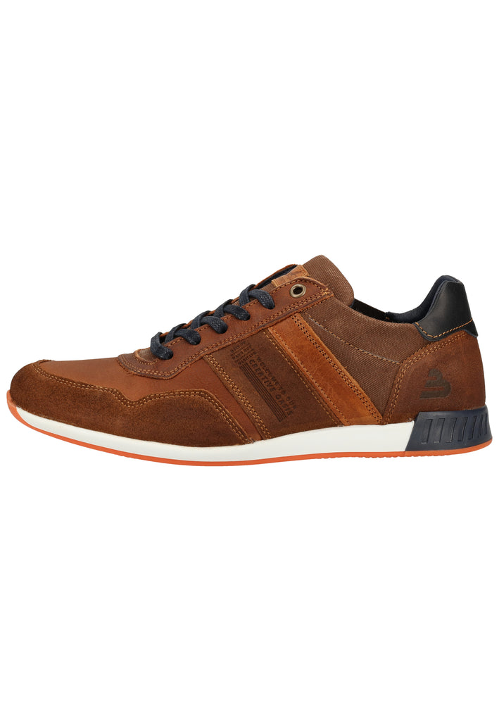 Bullboxer Sneaker Leder/Textil Cognac - surf4shoes