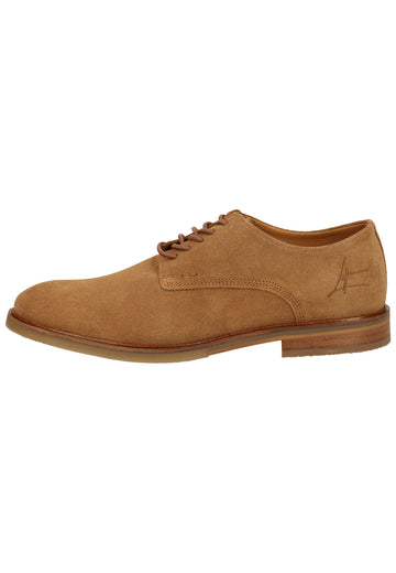 Bullboxer Businessschuhe Veloursleder Cognac - surf4shoes