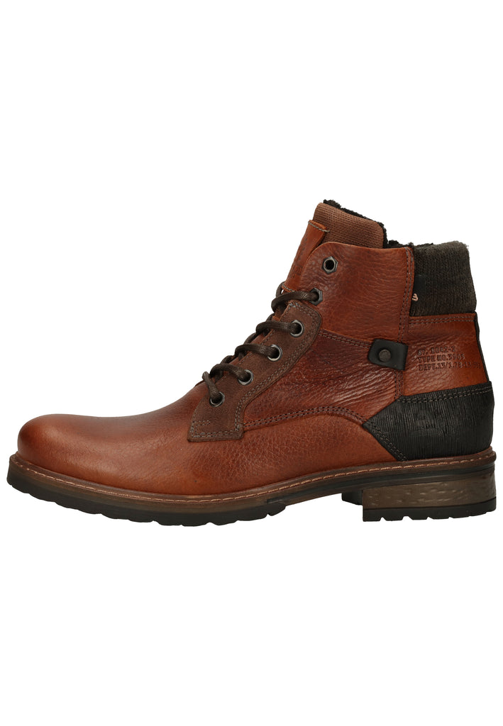 Bullboxer Stiefelette Leder/Textil Braun Warmfutter - surf4shoes