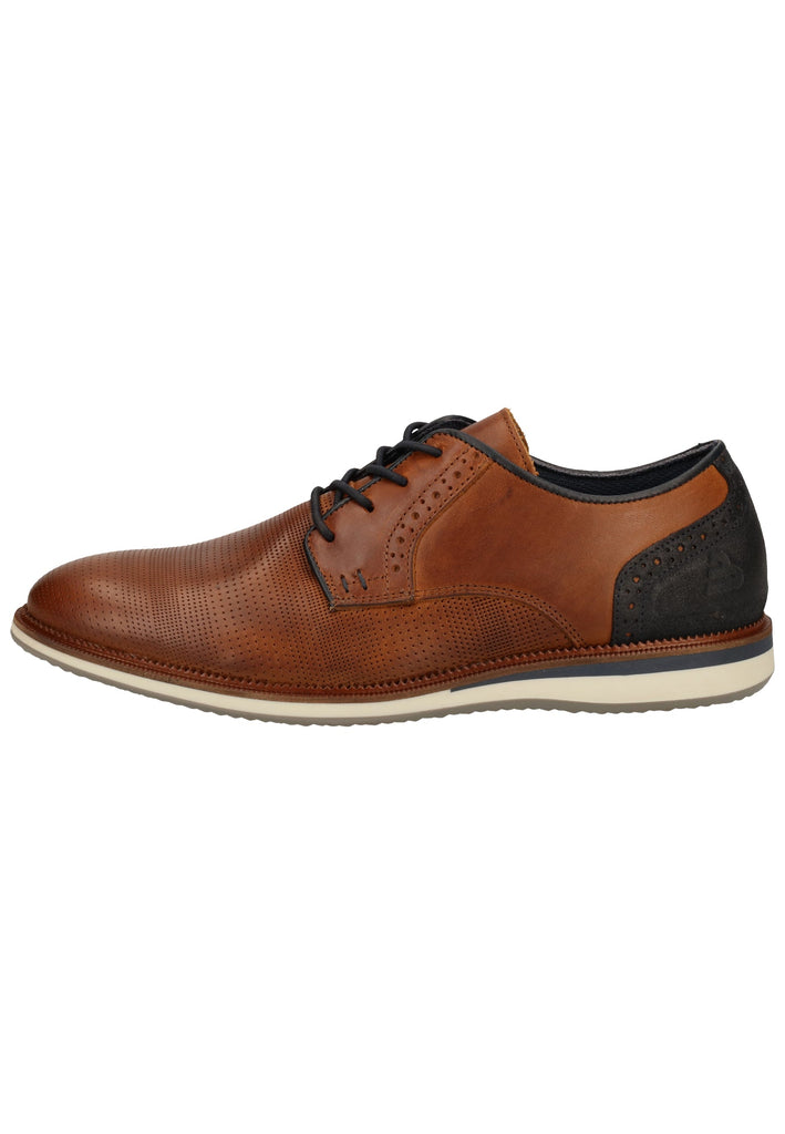 Bullboxer Halbschuhe Leder Cognac - surf4shoes